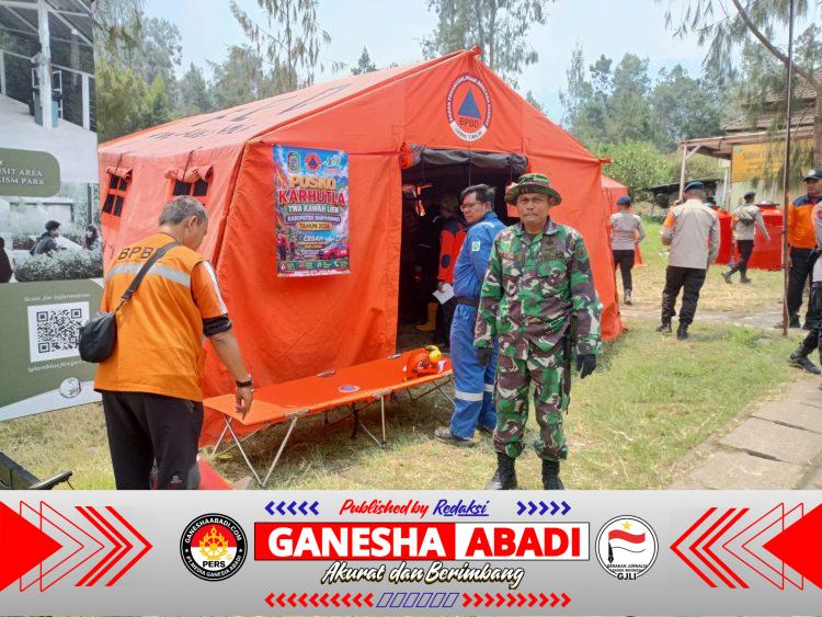 CAGAR ALAM HUTAN IJEN TERBAKAR, KODIM 0825/BANYUWANGI KERAHKAN TIM GABUNGAN