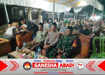 BABINSA PAKISTAJI DAMPINGI WARGA DUSUN KEPuh HADIRI PERINGATAN MAULID NABI, AJAK CIPTAKAN HIDUP RUKUN