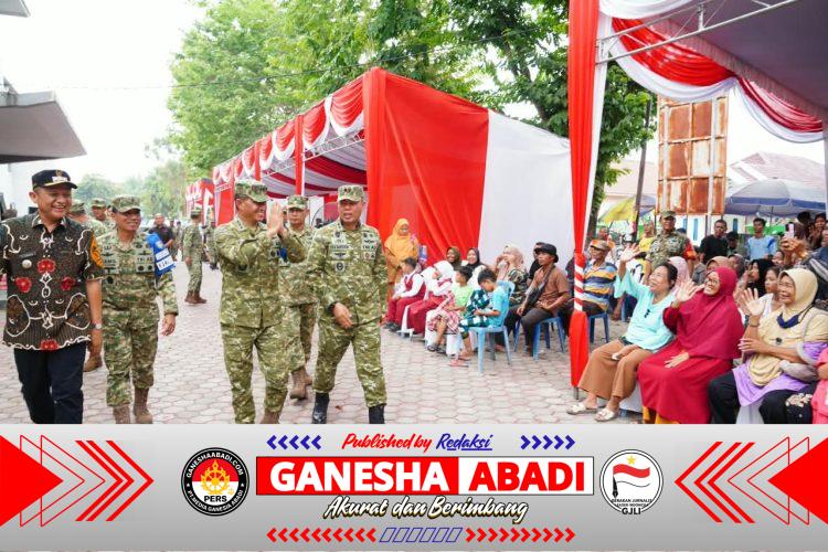 Dankodiklat TNI Tinjau Bakti Kesehatan Dan Bakti Sosial SGS 2026 Di Martapura