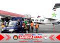 Tiga Sortie, Tiga Ton NaCl Disemai dari Udara, Lanud Sjamsudin Noor Dukung OMC Tekan Karhutla Kalimantan Selatan