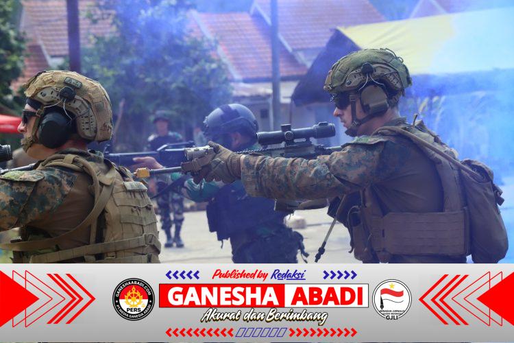 Marine Force Lampung Uji Kemampuan Tempur Jarak Dekat Serta Serangan Malam Di SGS 2026
