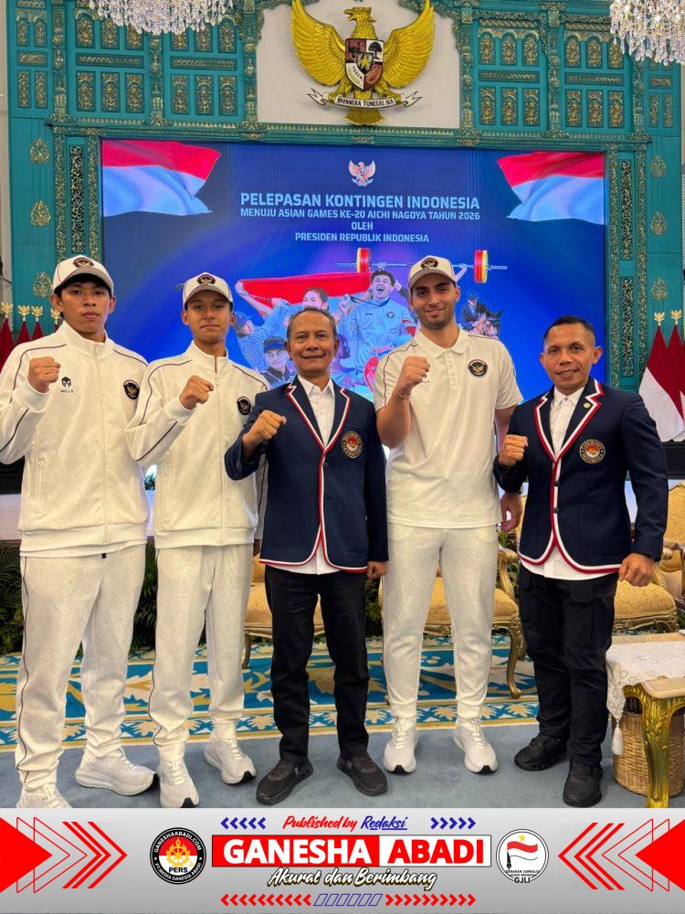 Ketum PBTI Letjen TNI Richard Tampubolon Hadiri Pelepasan Kontingen Indonesia ke Asian Games Aichi-Nagoya 2026