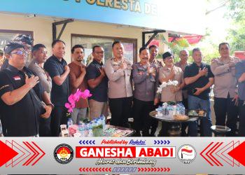 Ngopi Kamtibmas Polresta Denpasar Perkuat Sinergi dengan Security Hotel dan Pecalang Sanur