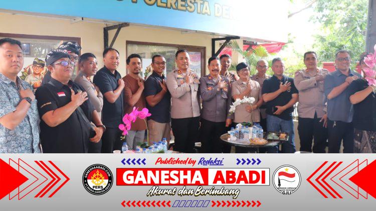 Ngopi Kamtibmas Polresta Denpasar Perkuat Sinergi dengan Security Hotel dan Pecalang Sanur