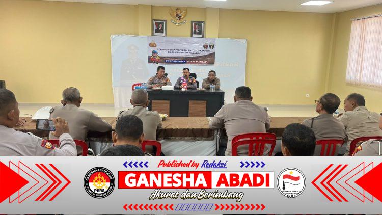 Propam Polresta Denpasar Berikan Pembinaan Etika Profesi kepada Personel Polsek Denpasar Selatan