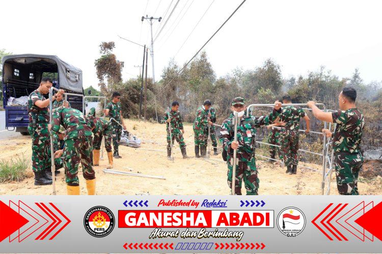 Respons Cepat Diperkuat, Lanud Sjamsudin Noor Siagakan Tangki Portable Untuk Penanganan di Titik Rawan Karhutla