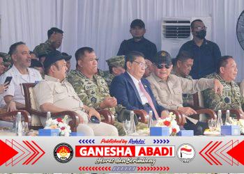 Wakil Panglima TNI Dampingi Menhan Sambut Kedatangan ITS Giuseppe Garibaldi