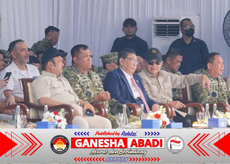 Wakil Panglima TNI Dampingi Menhan Sambut Kedatangan ITS Giuseppe Garibaldi