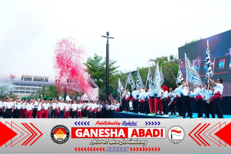 Bukan Sekadar Jalan Santai, 10 Ribu Peserta Satukan Langkah di HUT TNI