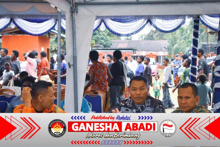Semarak HUT ke-81 TNI, Bakti Sosial di Nawaripi Disambut Antusias Warga