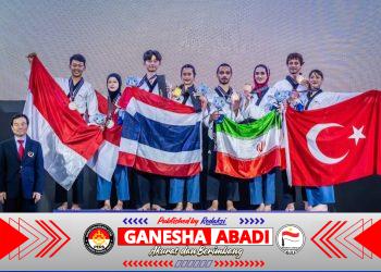 Tim Pelatnas Taekwondo Indonesia Meraih 1 Medali Perak Kejuaraan Tertinggi Untuk Kategori Poomsae
