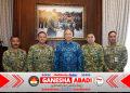 Wadan Kodiklat TNI Anjangsana Ke Kediaman Marsekal TNI (Purn) Fadjar Prasetyo