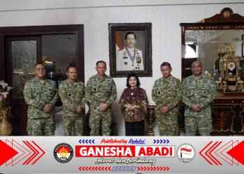Jelang HUT Ke-81 TNI, Pasahli Panglima TNI Anjangsana kepada Mantan Panglima TNI