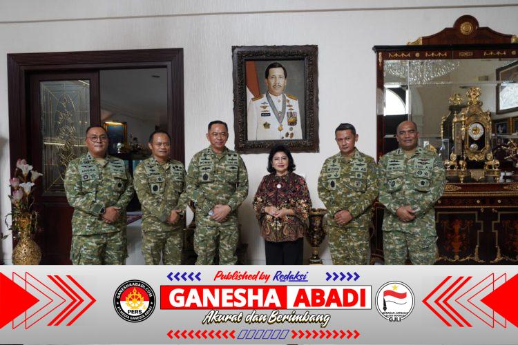 Jelang HUT Ke-81 TNI, Pasahli Panglima TNI Anjangsana kepada Mantan Panglima TNI