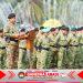 Gotong Royong di Batom sambut HUT Ke-81 TNI