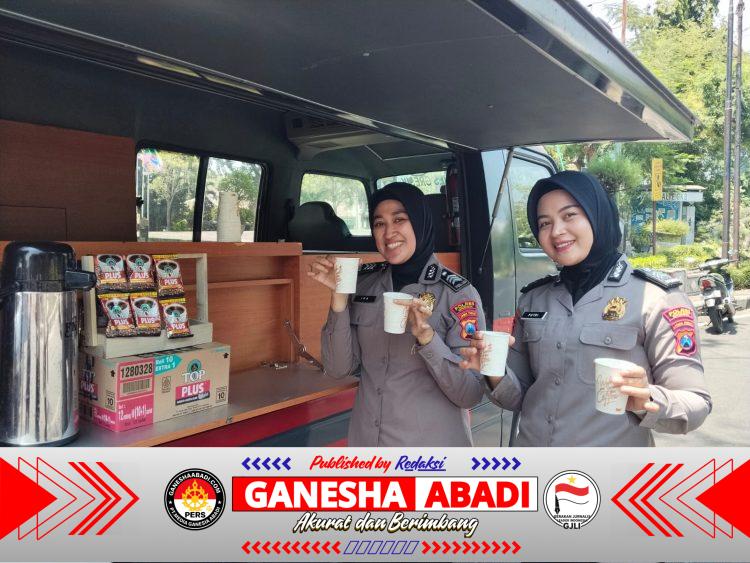 Kopi Keliling Satbinmas Polres Gresik, Bangun Kedekatan dan Komunikasi dengan Masyarakat