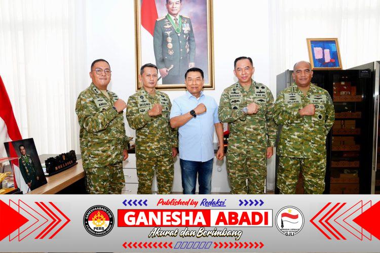 Silaturahmi Penuh Jelang HUT TNI, Jenderal TNI (Purn) Moeldoko Ingatkan tentang Profesionalisme Prajurit