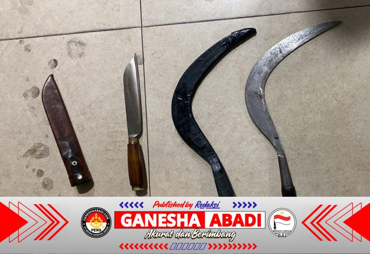 Dua Terduga Pelaku Curanmor Bersenjata Dilumpuhkan Polsek Sukolilo Surabaya