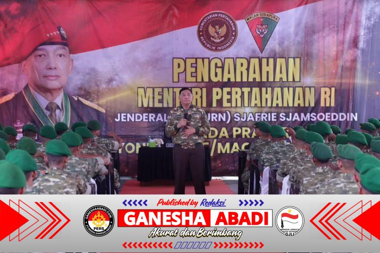 Yonif TP Hadir, Pertahanan dan Pembangunan Berjalan Bersama