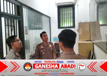 Wakapolres Gresik Cek Langsung Rutan Sat Tahti, Pastikan Keamanan dan Kondisi Tahanan