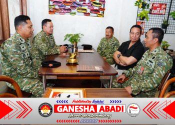 Rangkaian HUT, Wadan Kodiklat TNI Silaturahmi dengan Mantan Panglima TNI