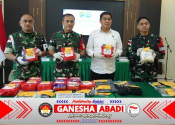 TNI Gagalkan Penyelundupan 16,4 Kilogram Sabu di Perbatasan RI-Malaysia