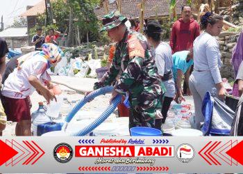 Kemarau Belum Berakhir, Kodim Boyolali Antar Harapan Lewat Bantuan Air Bersih ke Wonosamudro