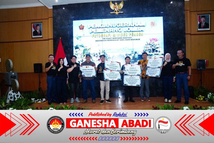 Penganugerahan Pemenang Lomba Foto dan Video Pendek HUT ke-81 TNI