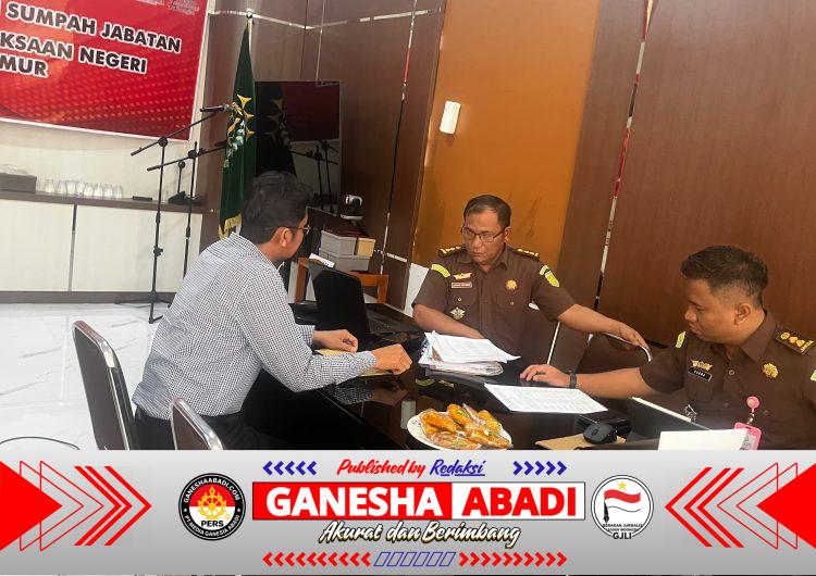Penyidik Kejati Kalteng Periksa Saksi di Kejari Kotim Guna Percepat Proses Penyidikan.