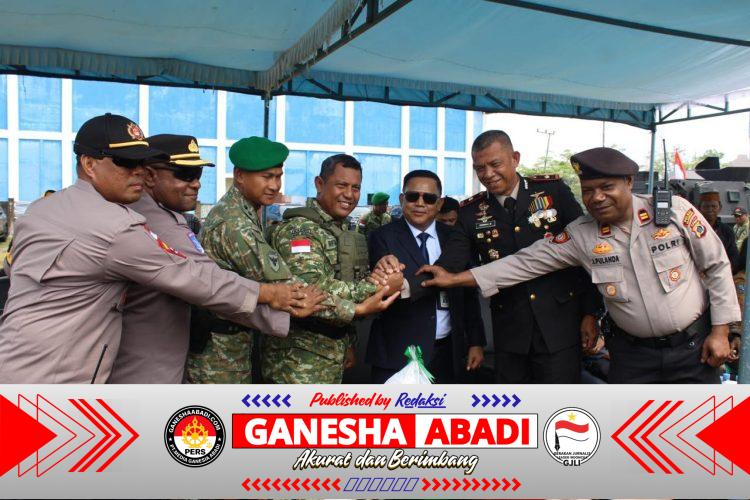 Upacara HUT TNI ke-81 di Yahukimo Berjalan Khidmat di Lapangan Abyu
