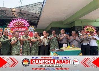 Kapolres Wonogiri Bersama PJU Beri Kejutan “Serbu” Markas Kodim di HUT TNI ke-81