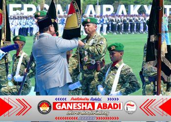 Perkuat Pertahanan Negara, Presiden Prabowo Resmikan 204 Satuan Baru TNI Tiga Matra