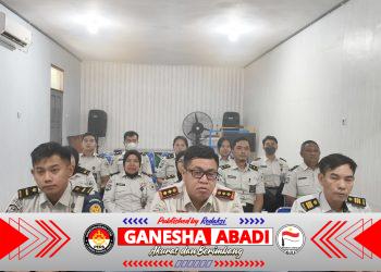 Ka.Rutan Beserta Jajaran Ikuti Kegiatan Zoom Rapat Anev