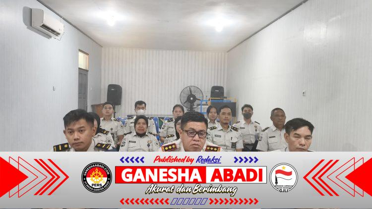 Ka.Rutan Beserta Jajaran Ikuti Kegiatan Zoom Rapat Anev