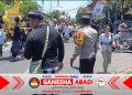 Prosesi Ngaben Warga Banjar Ujung Berlangsung Tertib, Bhabinkamtibmas Kesiman Lakukan Pengamanan