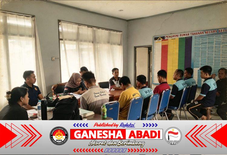 Ka.Yantah dan Ka. KPR Rutan Kelas IIB Buntok Berikan Arahan Kepada Tamping.