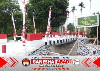 Kodim 1710/Mimika Rampungkan 10 Titik Jembatan Beton Garuda Merah Putih di Kabupaten Mimika
