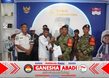 Cegah Jalur Ilegal ke Malaysia, Satgas Pamtas TNI Gagalkan Keberangkatan Empat Calon PMI
