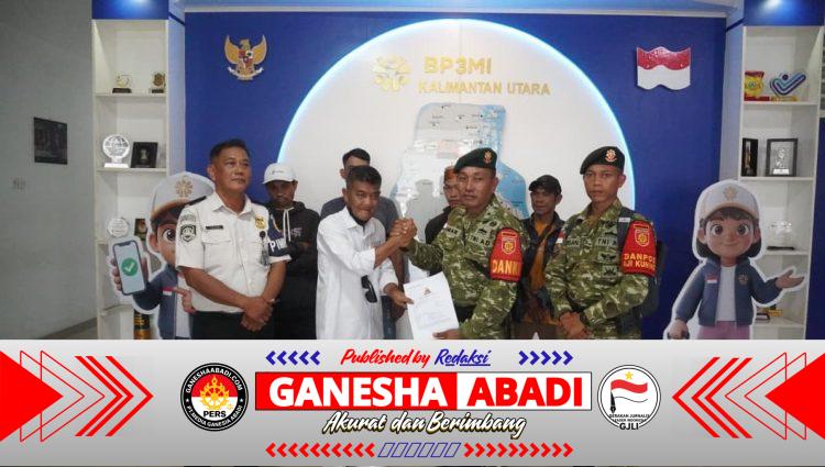 Cegah Jalur Ilegal ke Malaysia, Satgas Pamtas TNI Gagalkan Keberangkatan Empat Calon PMI