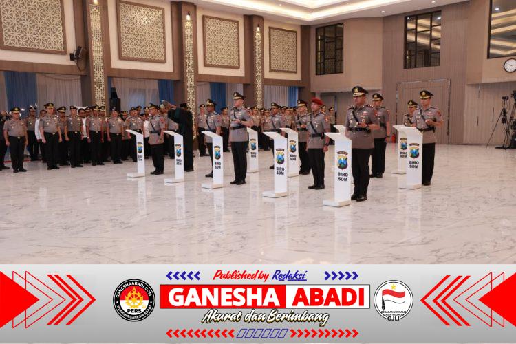 Kapolda Jatim Lantik Wakapolda Baru dan Pimpin Sertijab Sejumlah Kapolres Jajaran