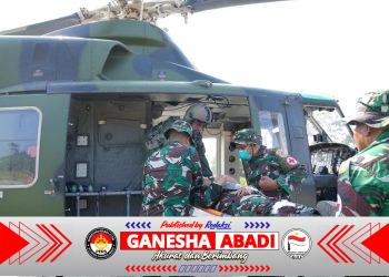 TNI Asah Kemampuan Evakuasi Medis Udara dengan Helikopter Bell 412 dalam Latgabma Keris Woomera 2026