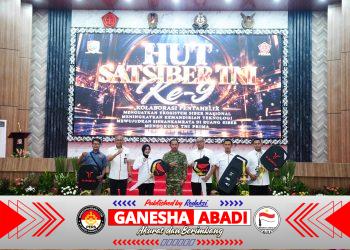 Panglima TNI Hadiri HUT ke-9 Satsiber TNI, Perkuat Ekosistem Siber Nasional