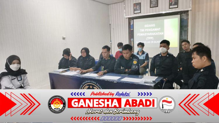 Rutan Buntok Laksanakan Sidang Usulan PB dan CB bagi Tiga Warga Binaan