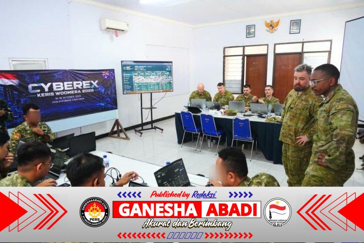 TNI–ADF Perkuat Pertahanan Siber melalui Simulasi Terpadu Keris Woomera 2026