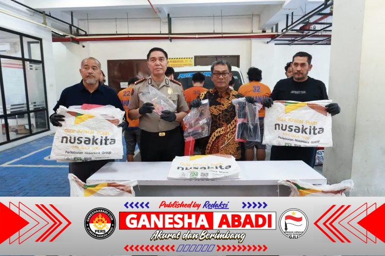 Polda Jatim Ungkap Dugaan Penipuan dan Penggelapan 185 Ton Gula, 11 Tersangka Diamankan
