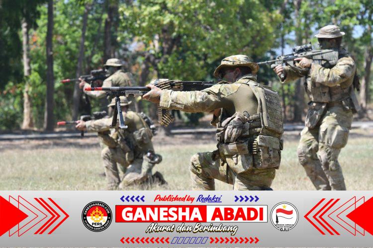 TNI–ADF Laksanakan Latihan _Move Patrol_ dan _Ambush_, Tingkatkan Kemampuan Taktis di Keris Woomera 2026