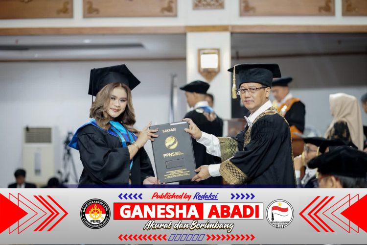 BALVANA CATHLINIA IRIANTI RAIH KELULUSAN PADA WISUDA KE-36 PPNS SURABAYA, JADI KEBANGGAAN KELUARGA