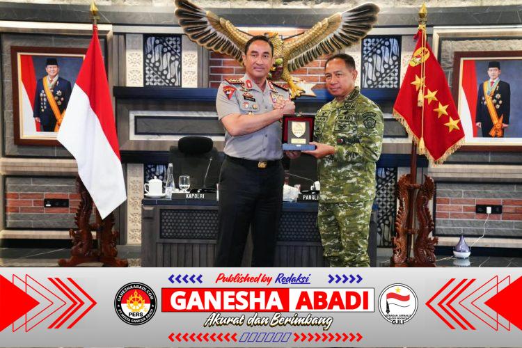 Panglima TNI dan Kapolri Perkuat Soliditas dan Sinergi TNI-Polri