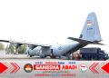 Lanjutkan Misi Penyemaian Dry Ice, Lanud Sjamsudin Noor Kerahkan Pesawat NC-212 dalam 3 Sortie