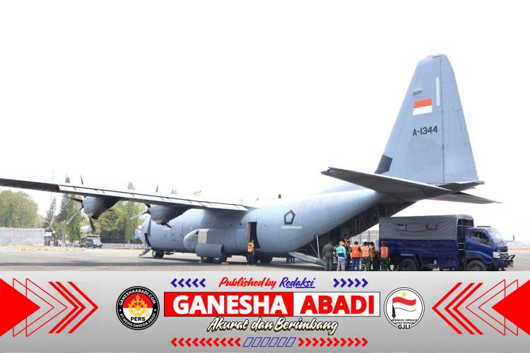 Lanjutkan Misi Penyemaian Dry Ice, Lanud Sjamsudin Noor Kerahkan Pesawat NC-212 dalam 3 Sortie